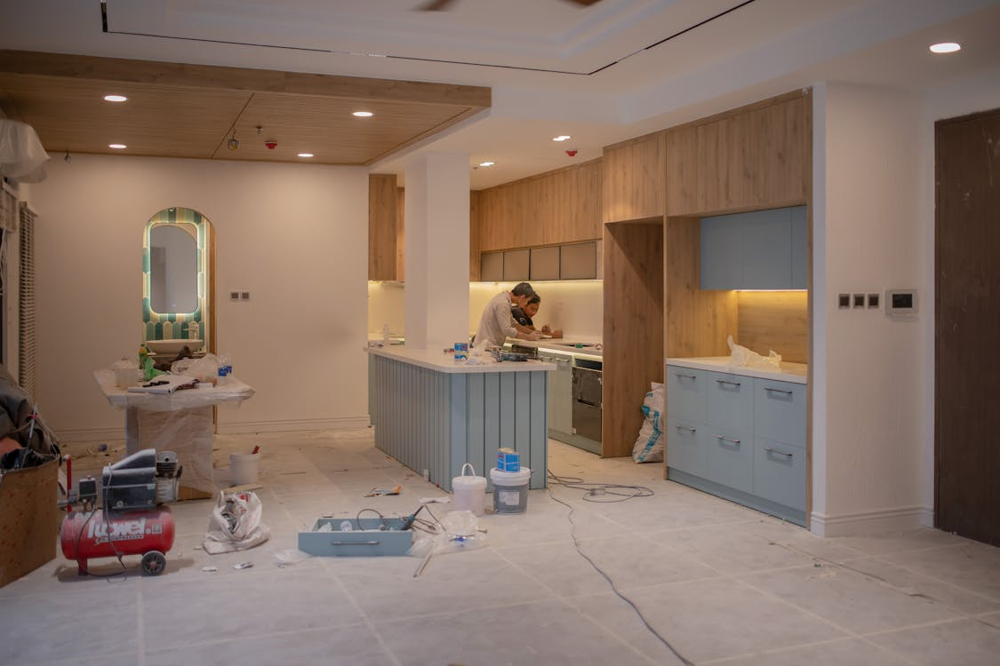 Rénovation intérieure en cours